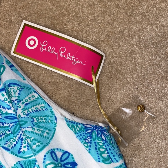 Lilly Pulitzer womens starfish and shells blue/white/gold with with tags!!!! - Picture 5 of 5